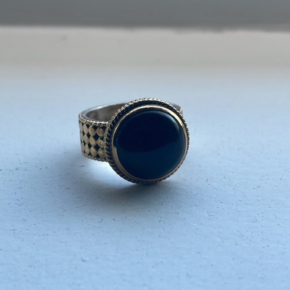 Anna Beck Black Onyx Ring Size 9 - Picture 2 of 4